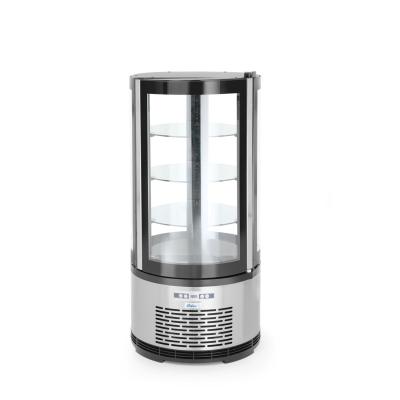 Chladicí vitrína, kulatá, Arktic, 100L, 230V/210W, ⌀480x(H)1065mm | 233825